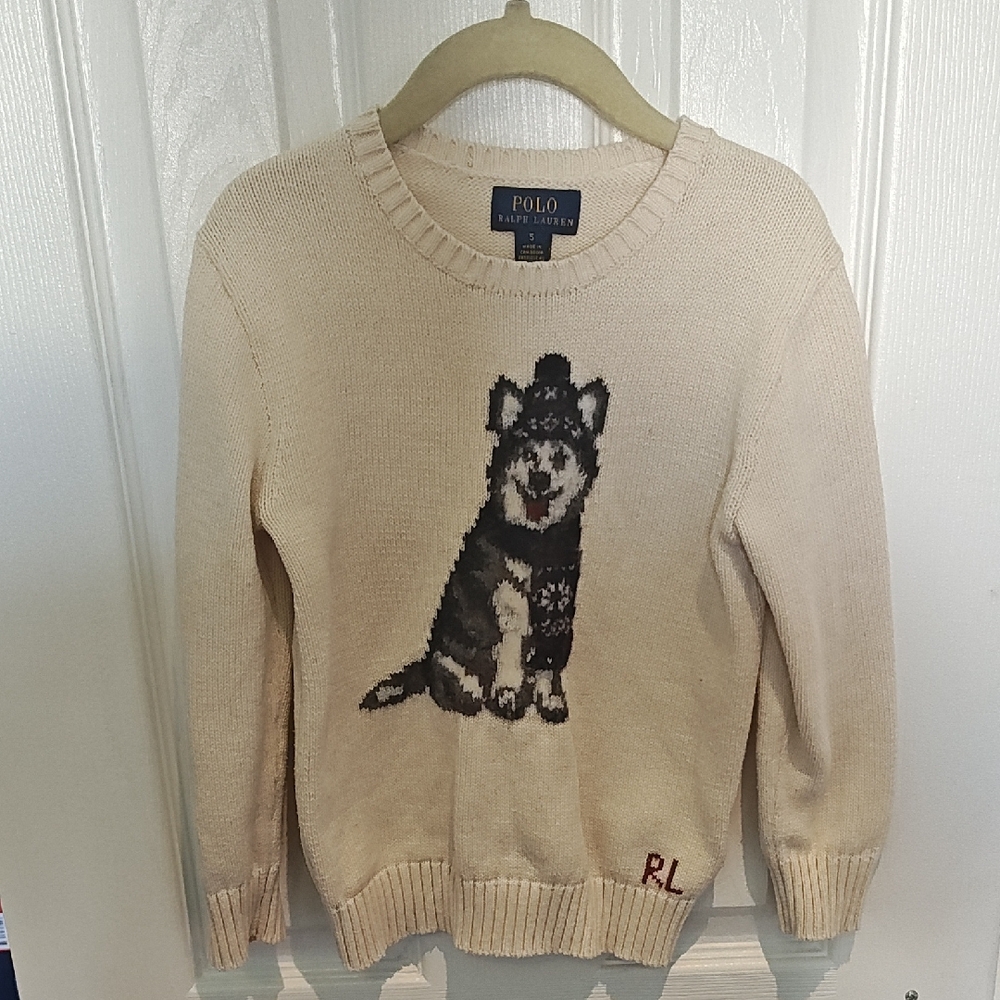 Polo by Ralph Lauren Beige Knit Sweater